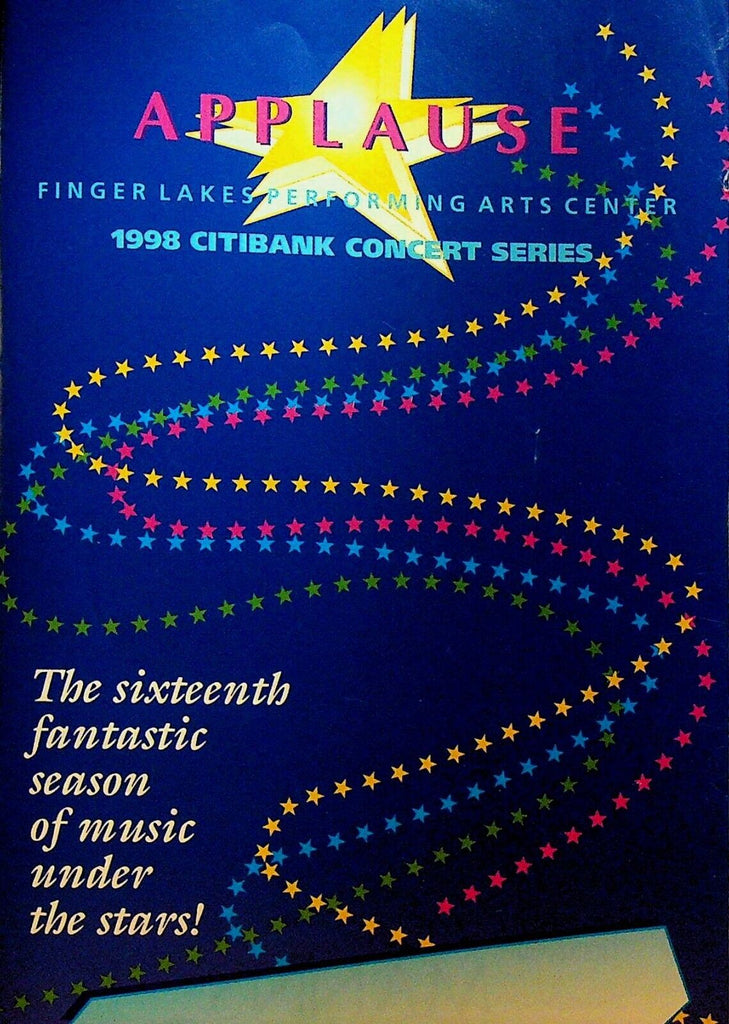 Applause Finger Lakes Performing Arts Center Guide 1998 Yes Indigo Girls