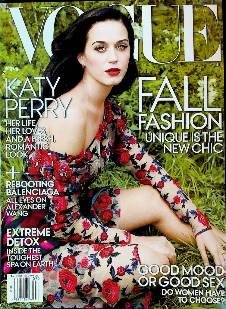 Vogue Magazine July 2013 Katy Perry Tulsi Gabbard Alexander Wang Ethan Hawke