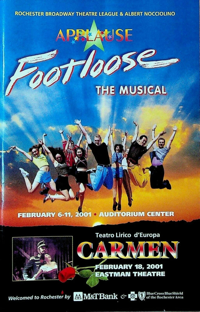 Footloose The Musical Program Applause February 6 2001 Matt Hamel