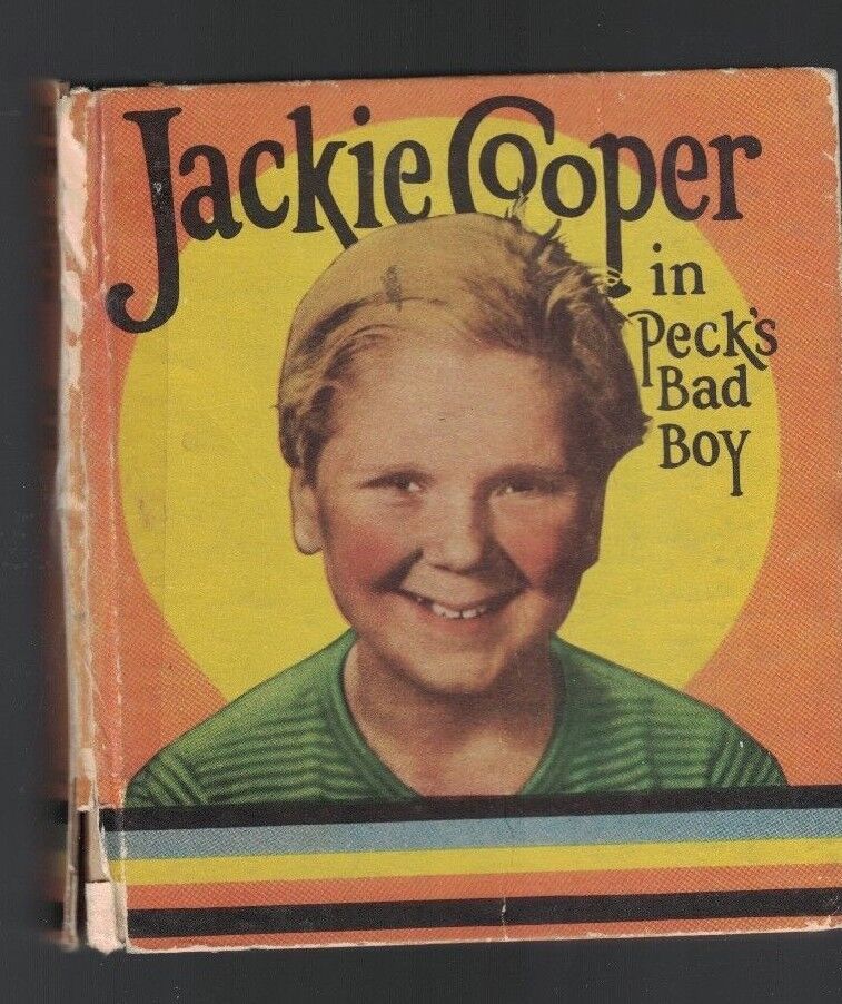 Jackie Cooper in Peck's Bad Boy HC (1934) Saalfield Photoplay Illustrations