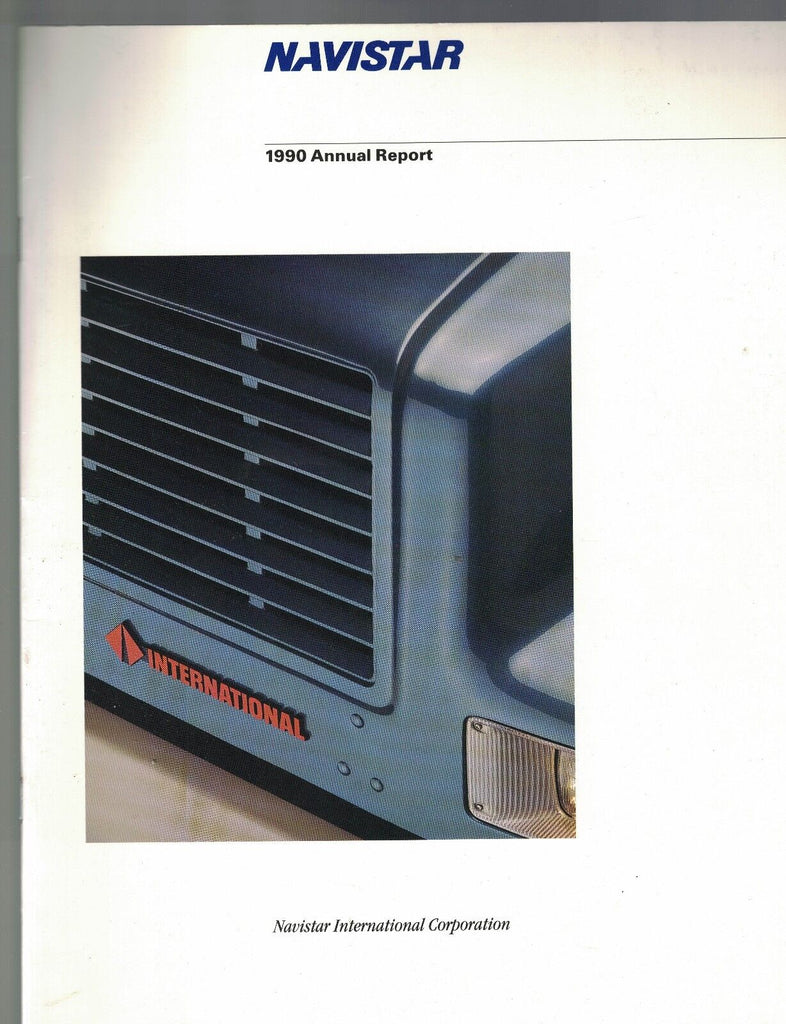 Navistar International Corporation 1990 Annual Reports (Trucks)