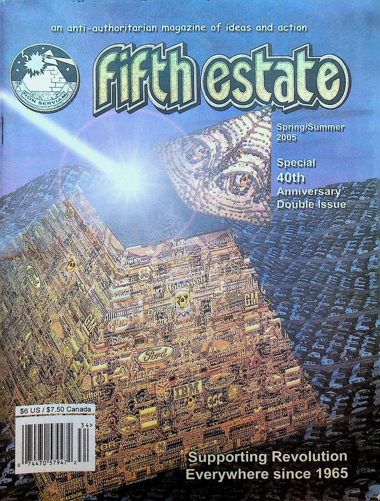 Fifth Estate 368 Spring 2005 Zerzan Peter Werbe Detroit Jovial Community