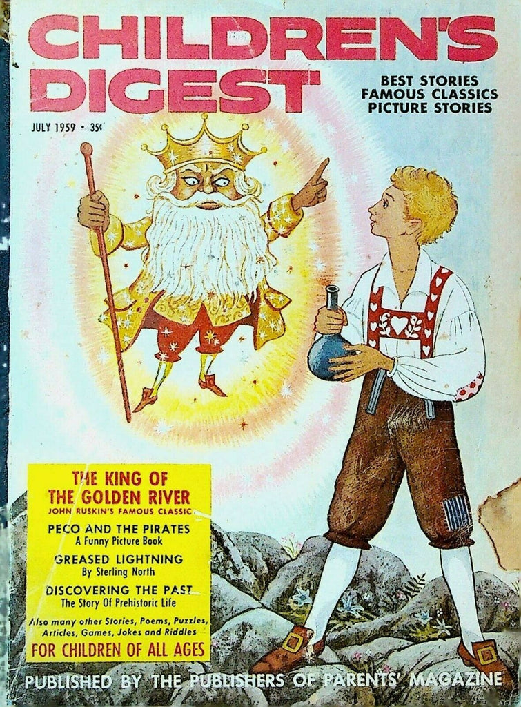Children's Digest July 1959 Gyo Fujikawa John Ruskin Alex Forrest