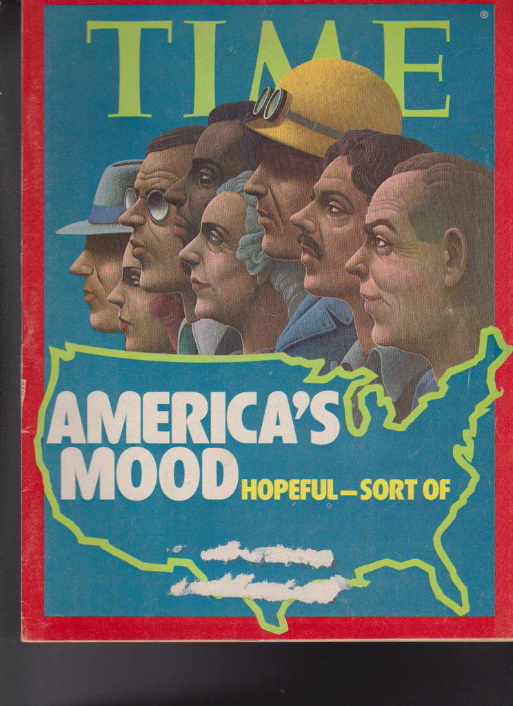 Time Magazine America's Mood Hopeful Sort Of January 24 1977