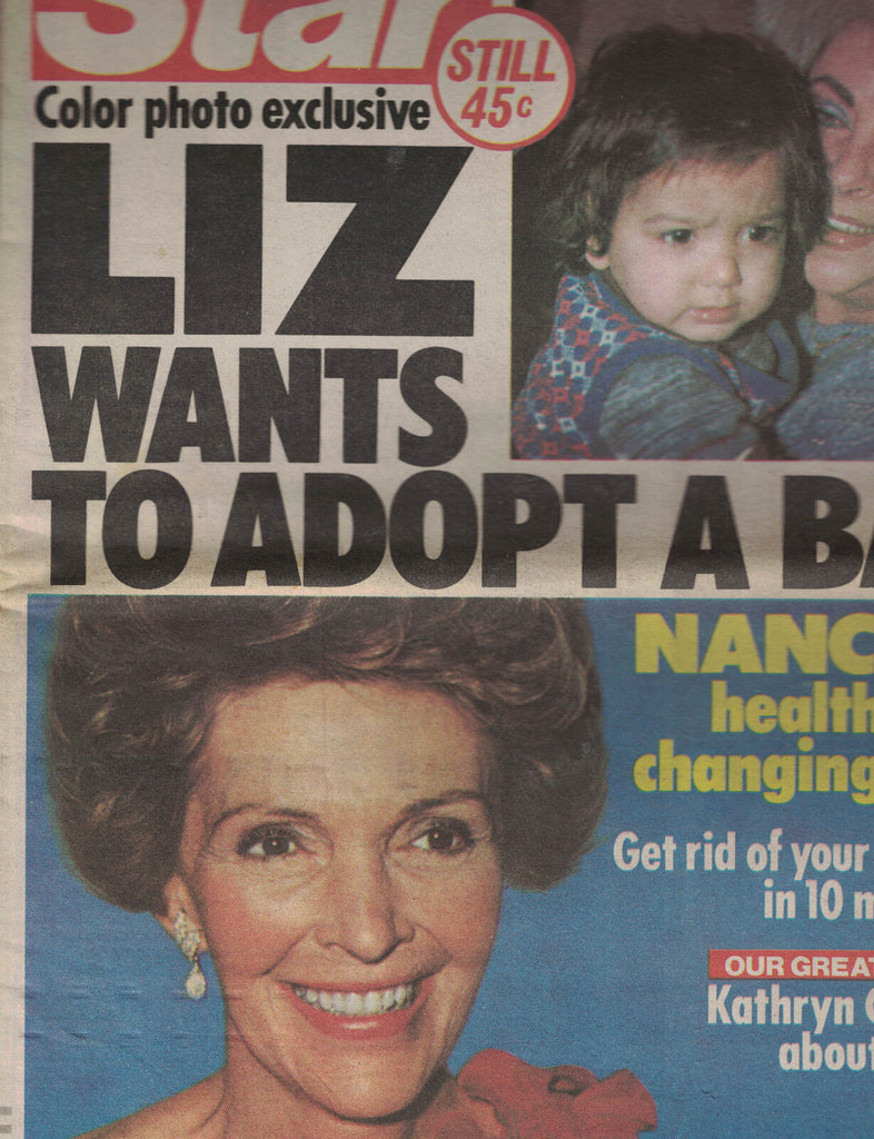 The Star January 18 1983 LIz Taylor Nancy Reagan Bing Crosby Grace Kelly