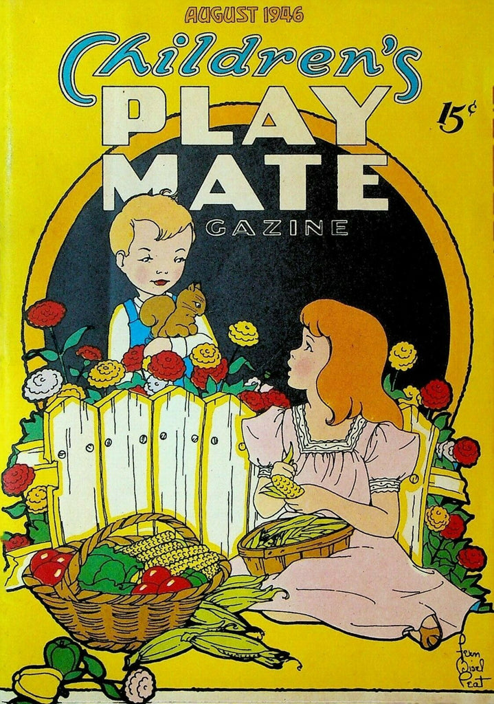 Children's Play Mate Magazine August 1946 Fern Bisel Peat Paper Dolls