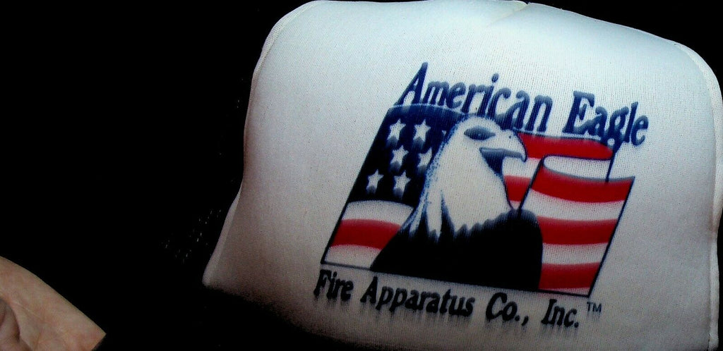 American Eagle Fire Apparatus Co Vintage Trucker's Hat Cap Snapback
