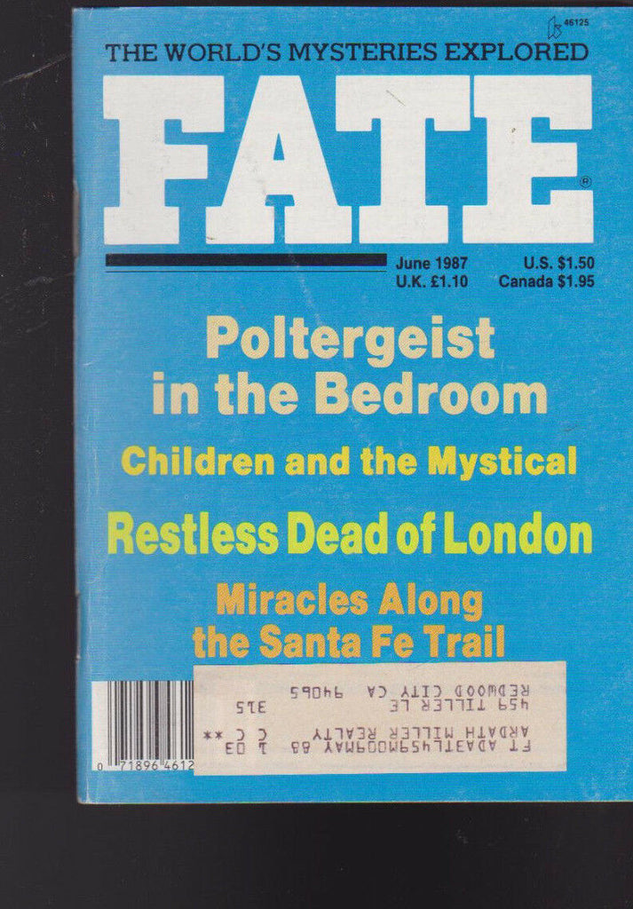 Fate Magazine Sante Fe Trail King Solomon's Mines June 1987 Dead of London