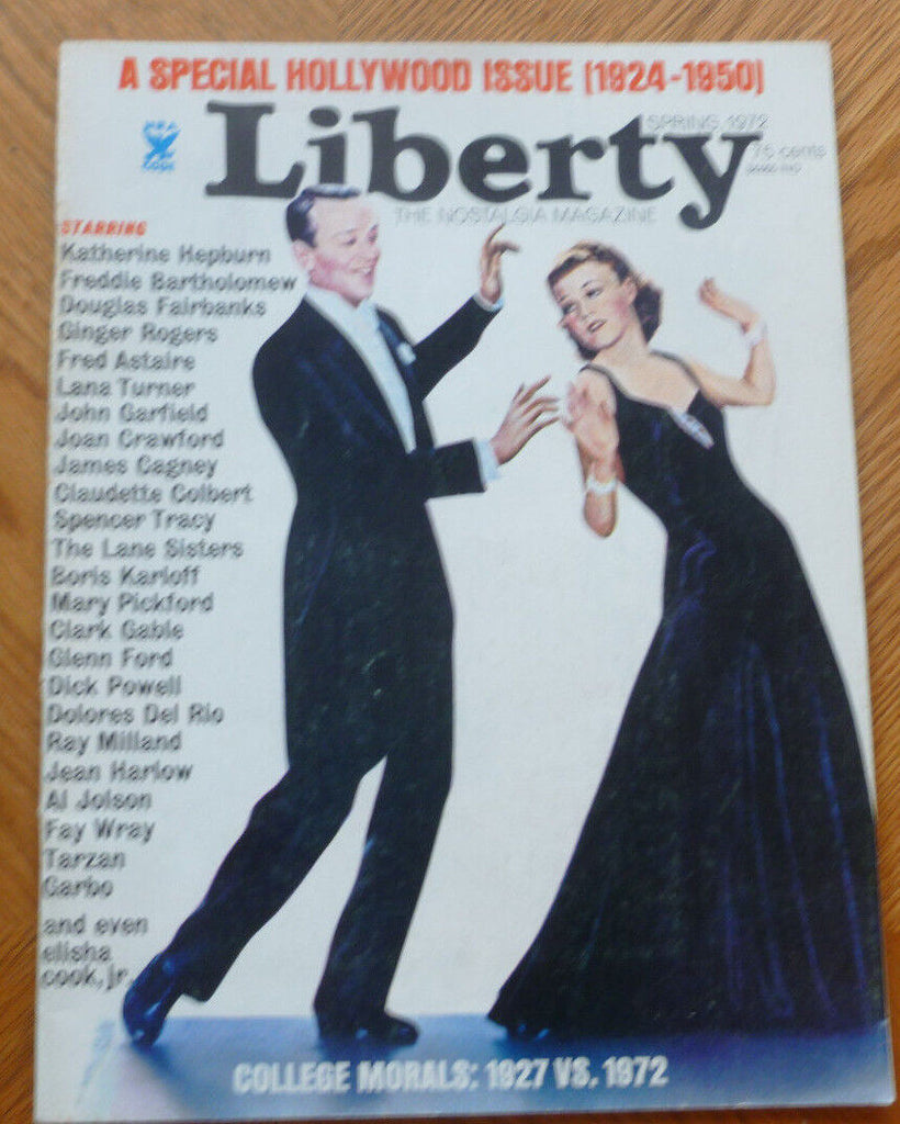 Liberty Magazine Katherine Hepburn Fred Astaire Boris Karloff Spring 1972