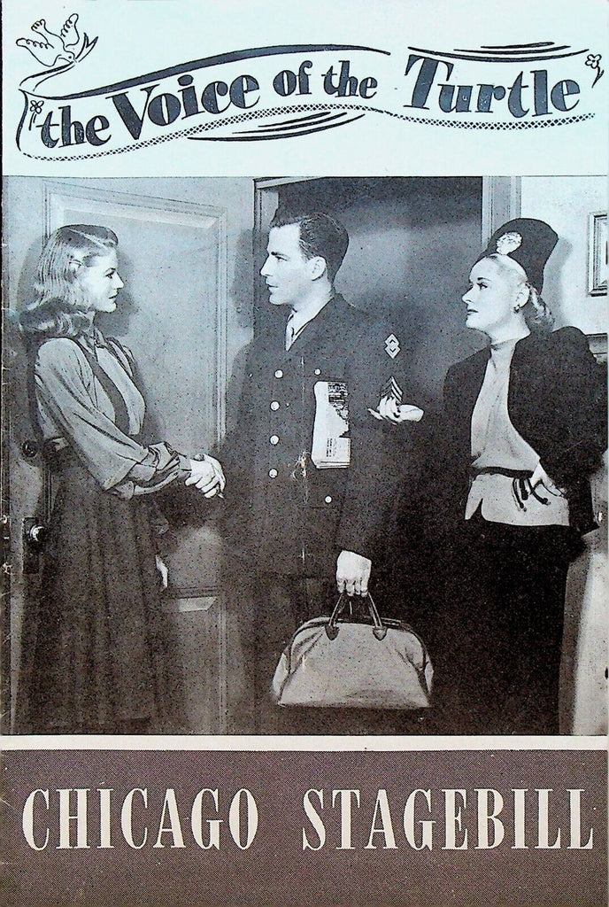 The Voice of the Turtle Chicago Stagebill December 24 1944 Hugh Marlowe