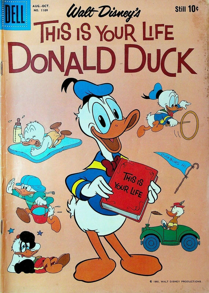 Walt Disney's This Is Your Life Donald Duck Dell Four Color 1109 1960