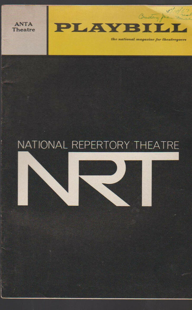 National Repertory Theatre NRT Playbill May 1967 Ways & Means Still Life