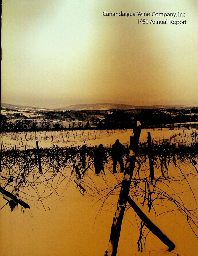 Canandaigua Wine Company 1980 Annual Report