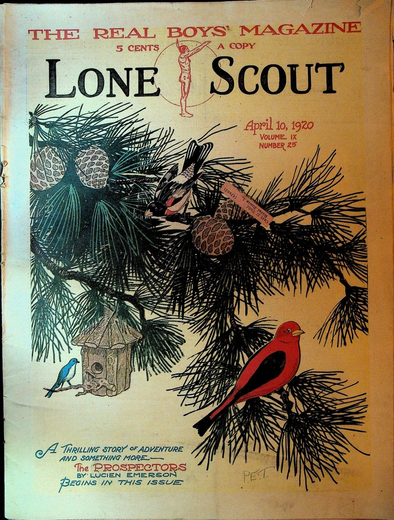 Lone Scout Magazine April 10 1920 Scouting Everglades Germany