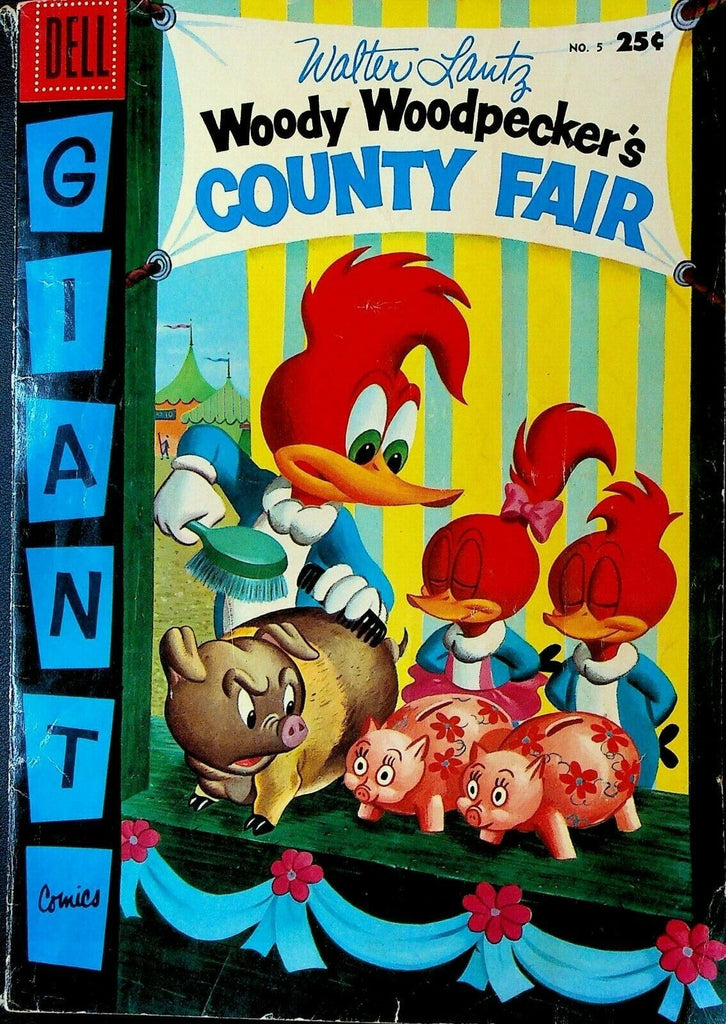 Woody Woodpecker's County Fair Dell Giant 5 1956 Piggy Bank