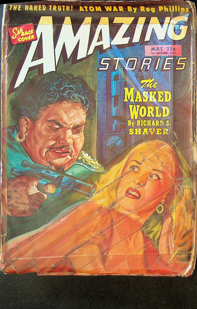 Amazing Stories Pulp May 1946 Richard S Shaver Rog Phillips Millen Cooke