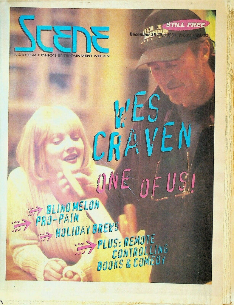 Cleveland Scene Magazine December 19 1996 Wes Craven Blind Melon