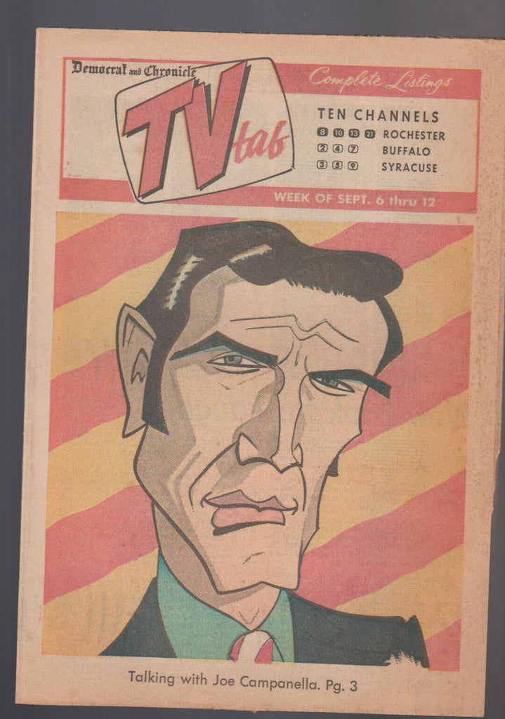 Democrat & Chronicle TV Tab September 6 1970 Joe Campanella