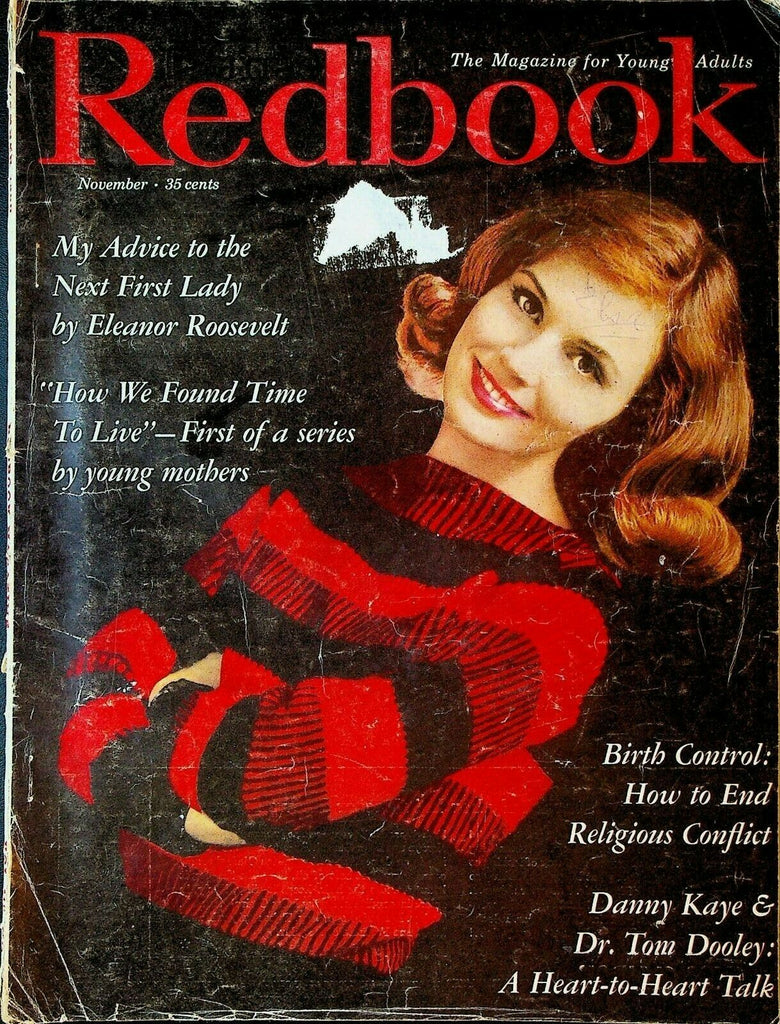 Redbook Magazine November 1960 Dr Tom Dooley Danny Kaye Eleanor Roosevelt