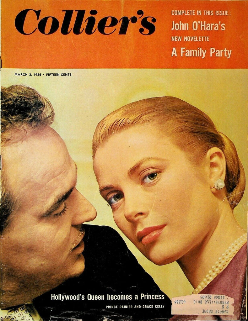 Collier's March 2 1956 Princess Grace Kelly Bobby Bragan Japan John O'Hara