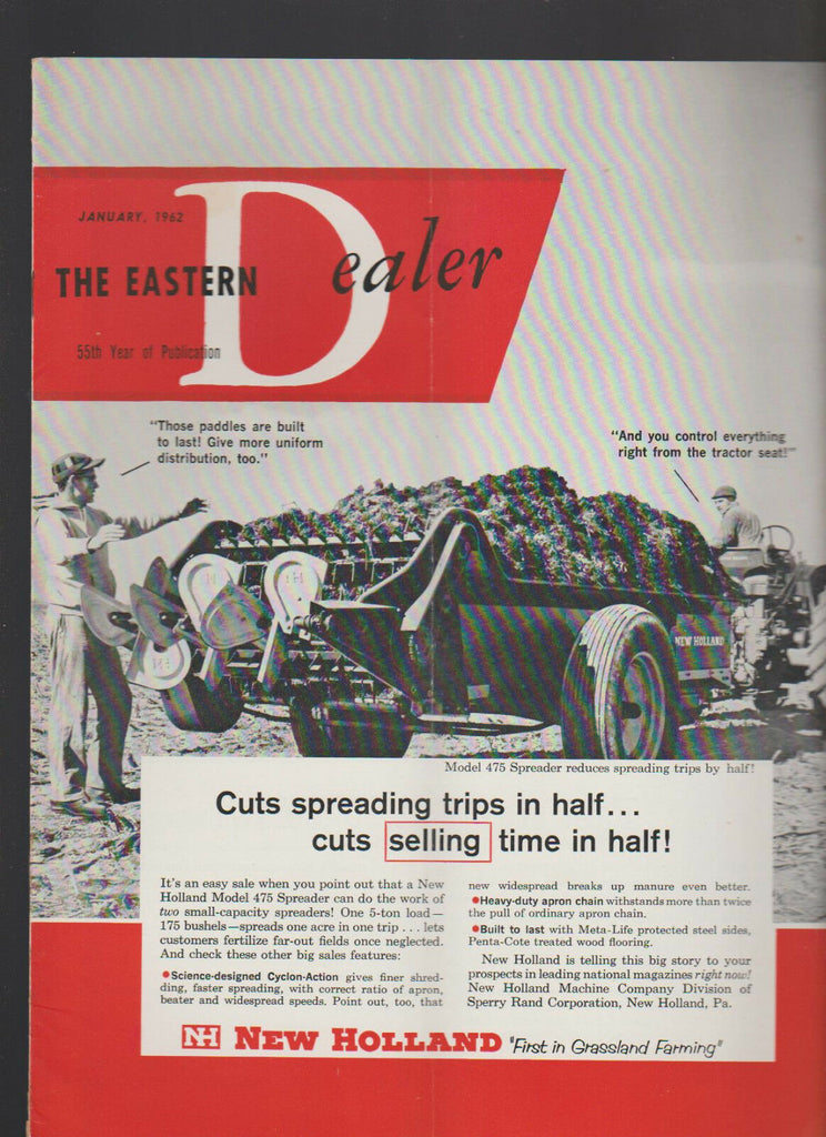 Eastern Dealer Magazine Farm Equipment Dealers Magazine January 1962