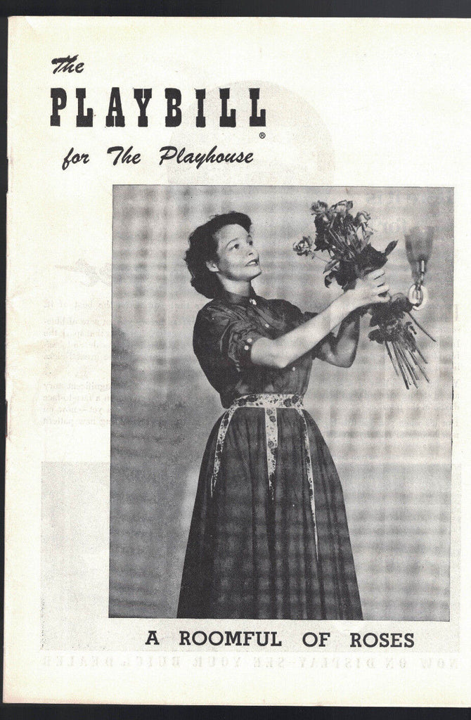 A Roomful of Roses Playbill November 21 1955 Patricia Neal Alice Frost