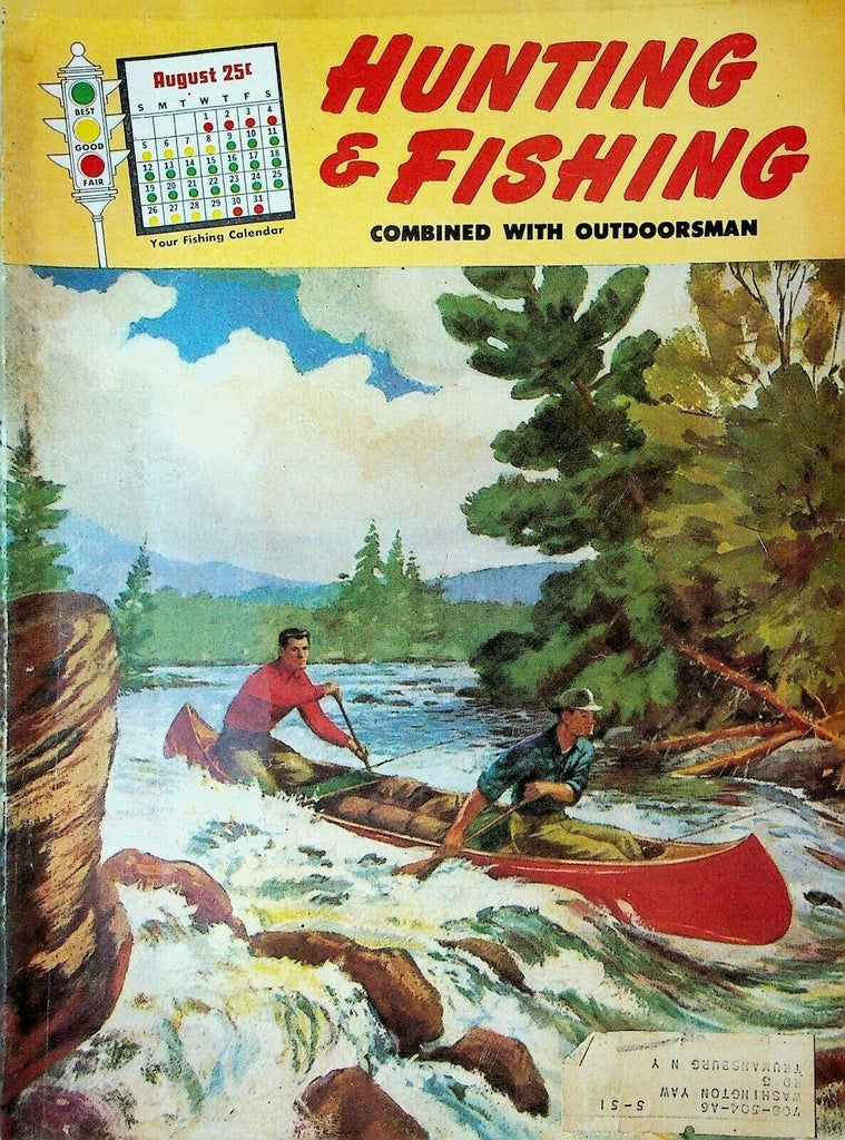 Hunting & Fishing Magazine August 1951 Ferd Wagner Spin-Casting Gunsmithing