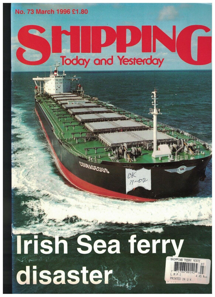 Shipping Today & Yesterday #73 March 1996 Irish Sea Ferry Disaster Merchant Navy