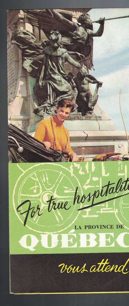 Quebec Canada 1961 Brochure For True Hospitalite Vous Attend