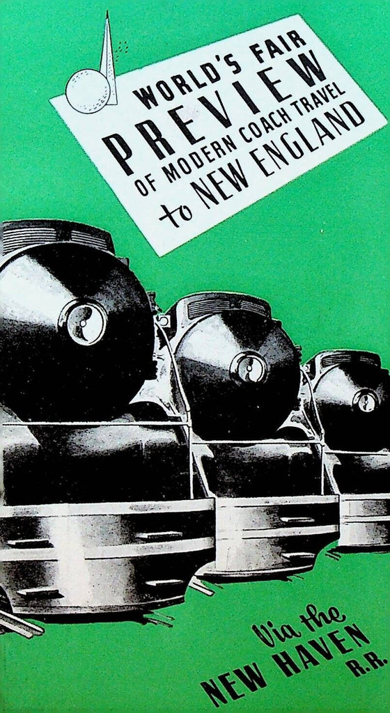New Haven Railroad World's Fair Preview Brochure 1940