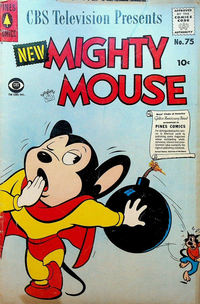 Mighty Mouse 75 Pines Comics 1957 Bomb