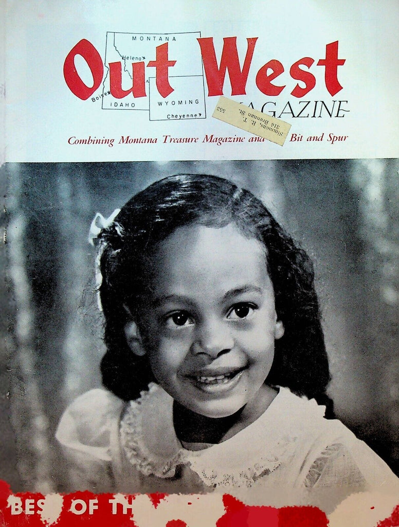 Out West Magazine October 1953 Margo Nita Powers Vega Records Horses