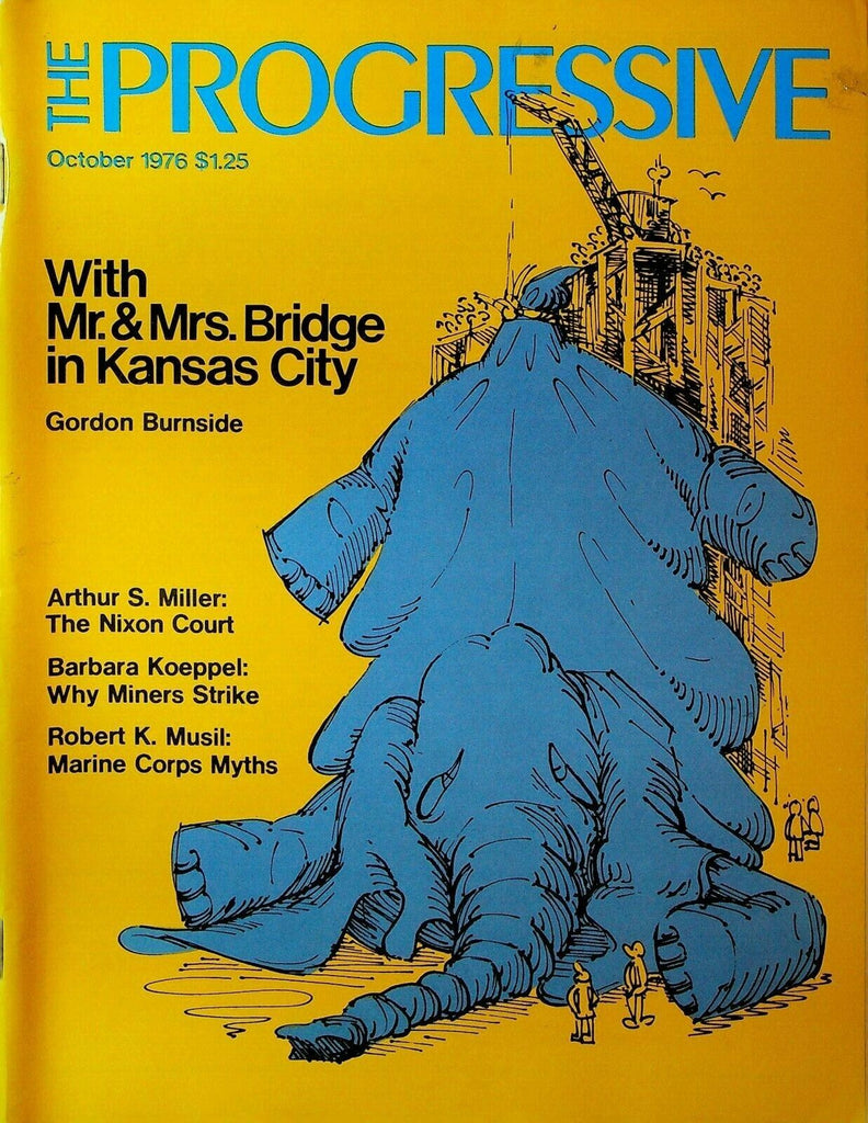 The Progressive October 1976 Marine Corps Portugal Basques Black Panther Trial