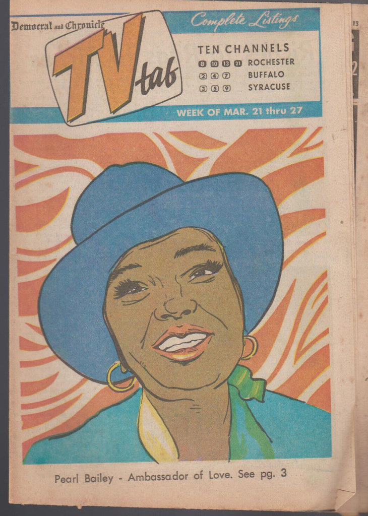Democrat & Chronicle TV Tab March 21 1971 Pearl Bailey