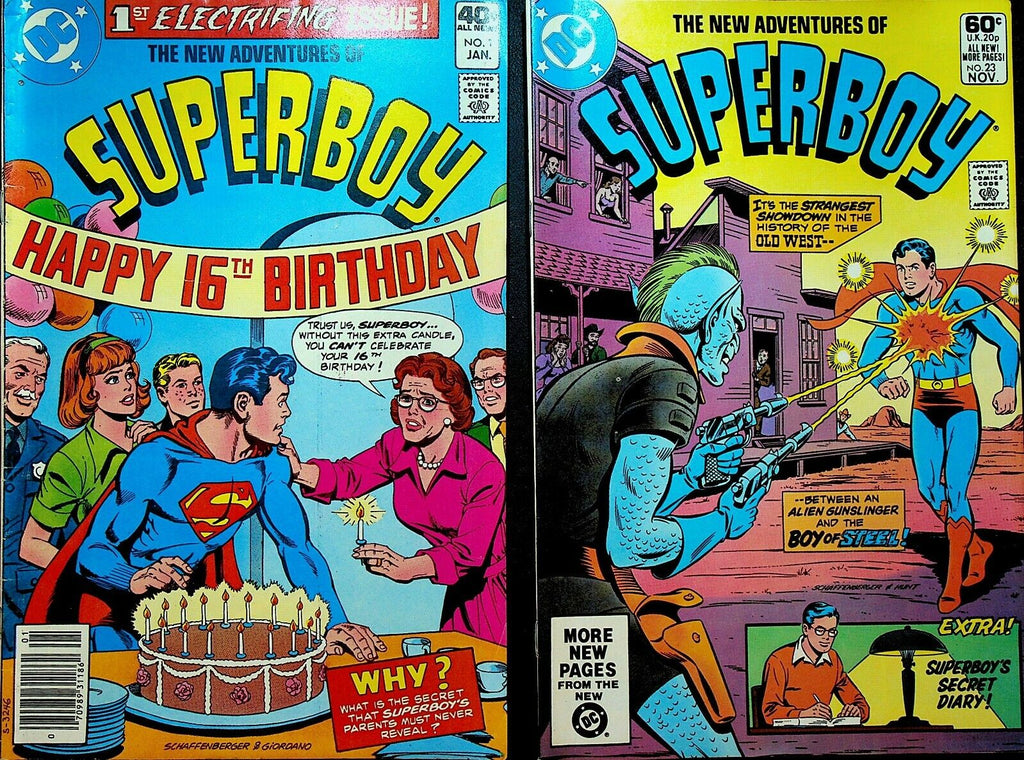 New Adventures of Superboy Lot of 7 DC Comics 1980s Dick Giordano