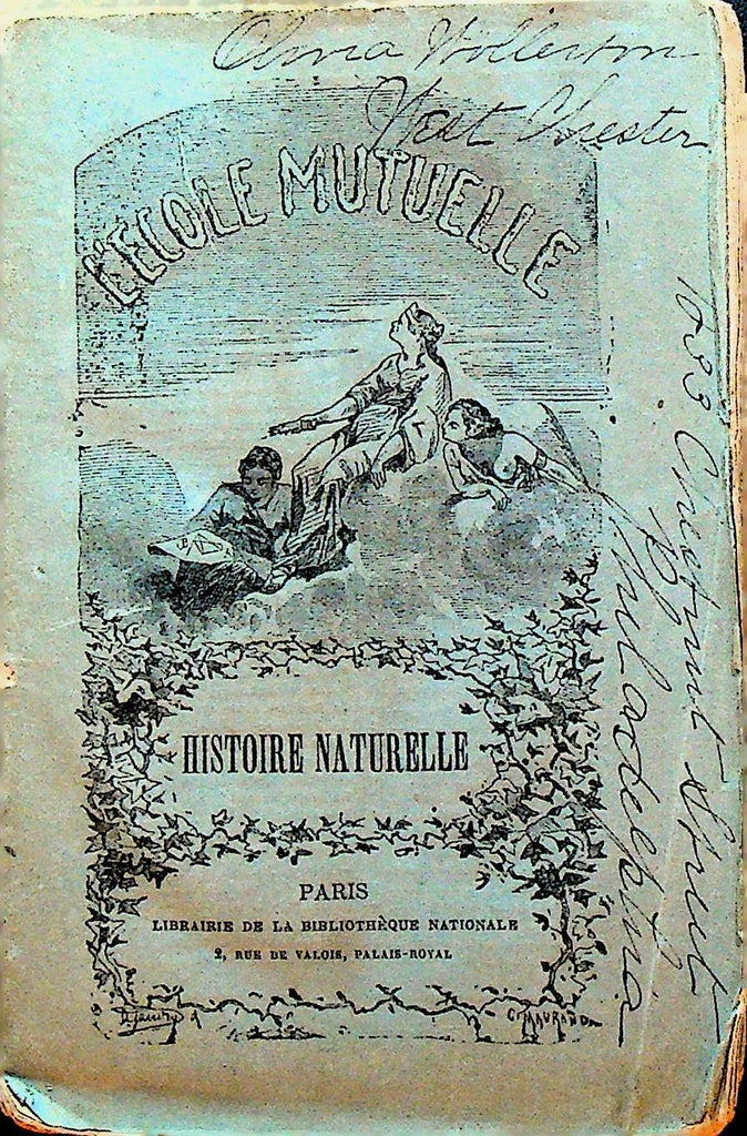 Histoire Naturelle L'Ecole Mutuelle 1881 SC A Ysabeau Book