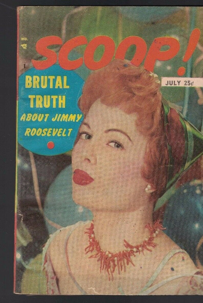 Scoop Magazine July 1954 Jimmy Roosevelt Aly Khan Mike Joslin