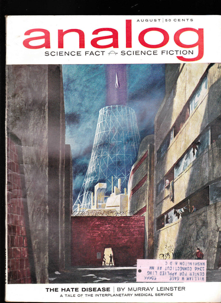 Analog Magazine Murray Leinster Arthur Porges Harry Harrison August 1963