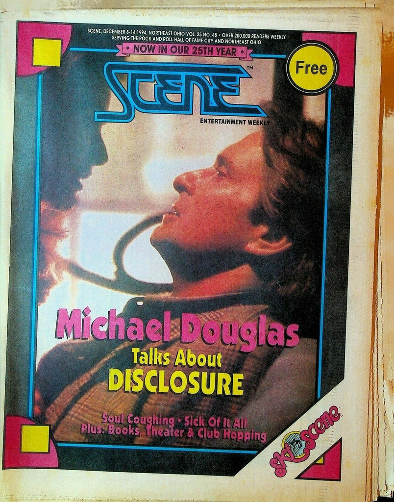Cleveland Scene Magazine December 8 1994 Michael Douglas Norman Nardini