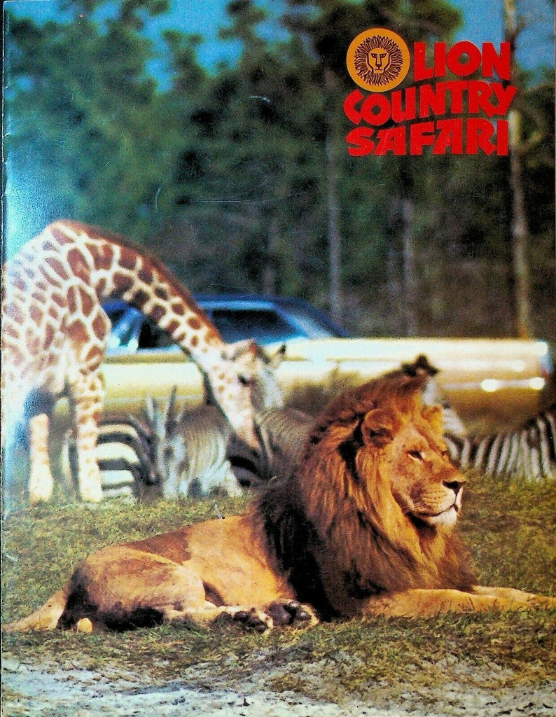 Lion Country Safari West Palm Beach Florida Booklet 1970s Giraffe Elephant