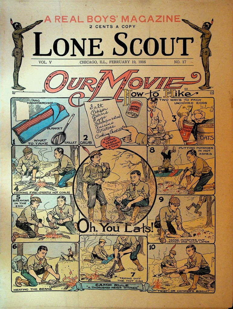 Lone Scout Magazine February 19 1916 Scouting George Washington