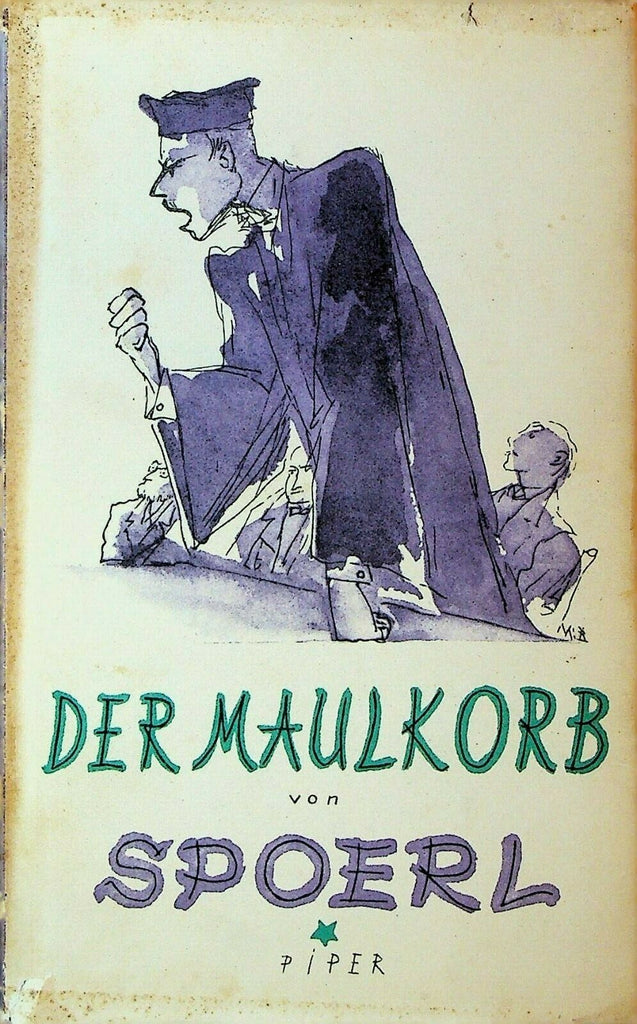 Der Maulkorb by Heinrich Spoerl HC DJ 1954 German Language Book
