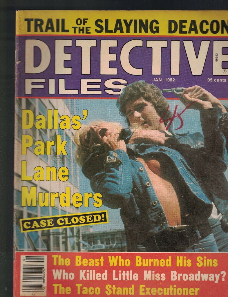 Detective Files Magazine January 1982 Fletcher Mann Martin Verbrugge