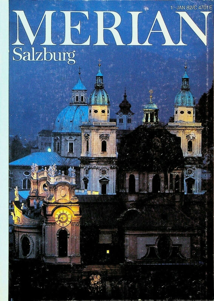 Merian German Tourist Magazine January 1982 Salzburg Wolf Dietrich
