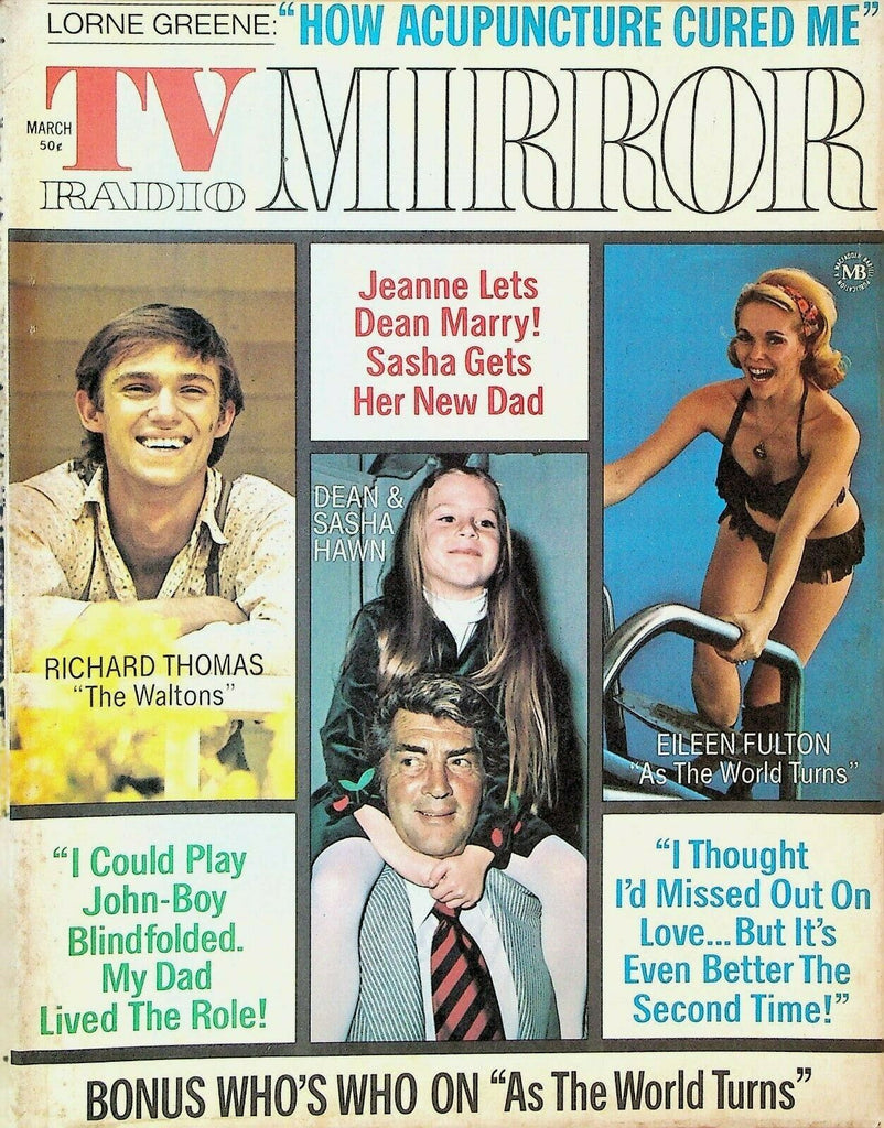 TV Radio Mirror March 1973 Lorne Greene Sonny Cher Ann-Margret Liza Minnelli
