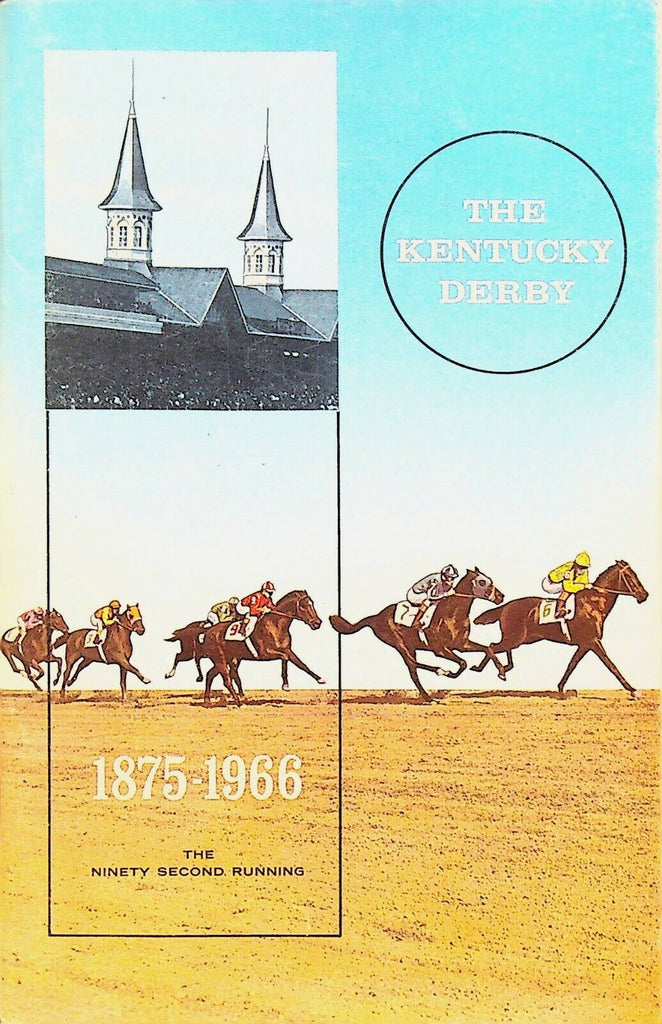 The Kentucky Derby Press Radio Television Information Guide 1966 Horse Racing