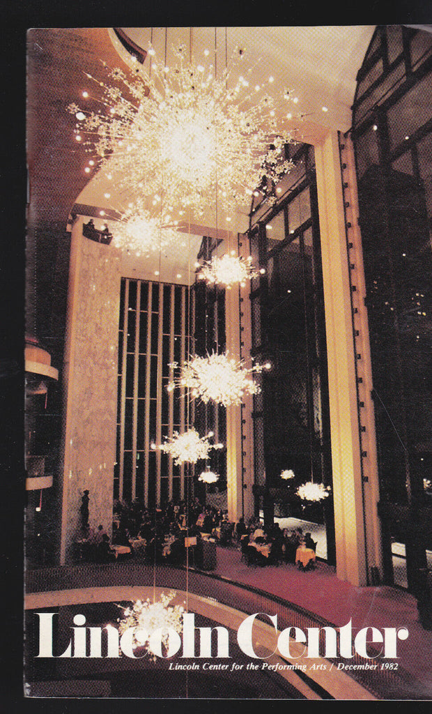 L'Enfance du Christ Lincoln Center Stagebill December 1982 Dino Anagnsot