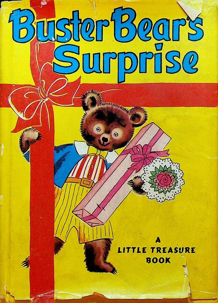 Buster Bear's Surprise Little Treasure Book HC DJ 1946 Miloche & Kane