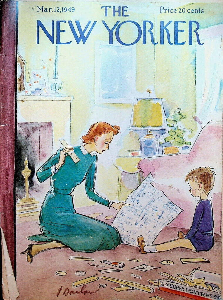The New Yorker Magazine March 12 1949 Perry Barlow Charles Addams
