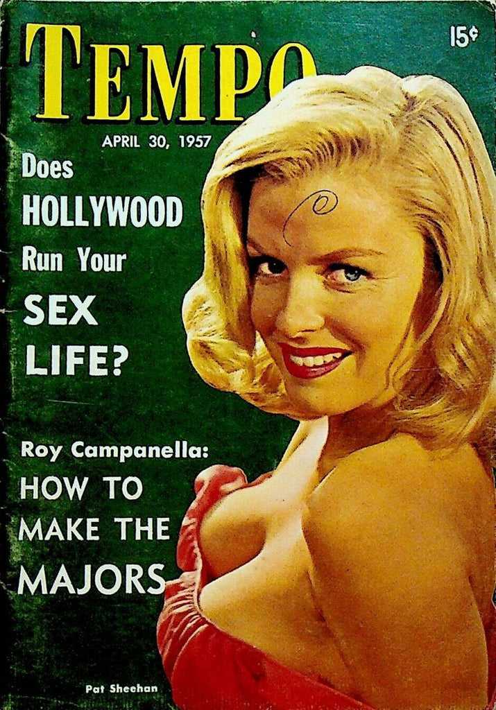 Tempo Magazine April 30 1957 Roy Campanella Alice Lesley Pat Sheehan